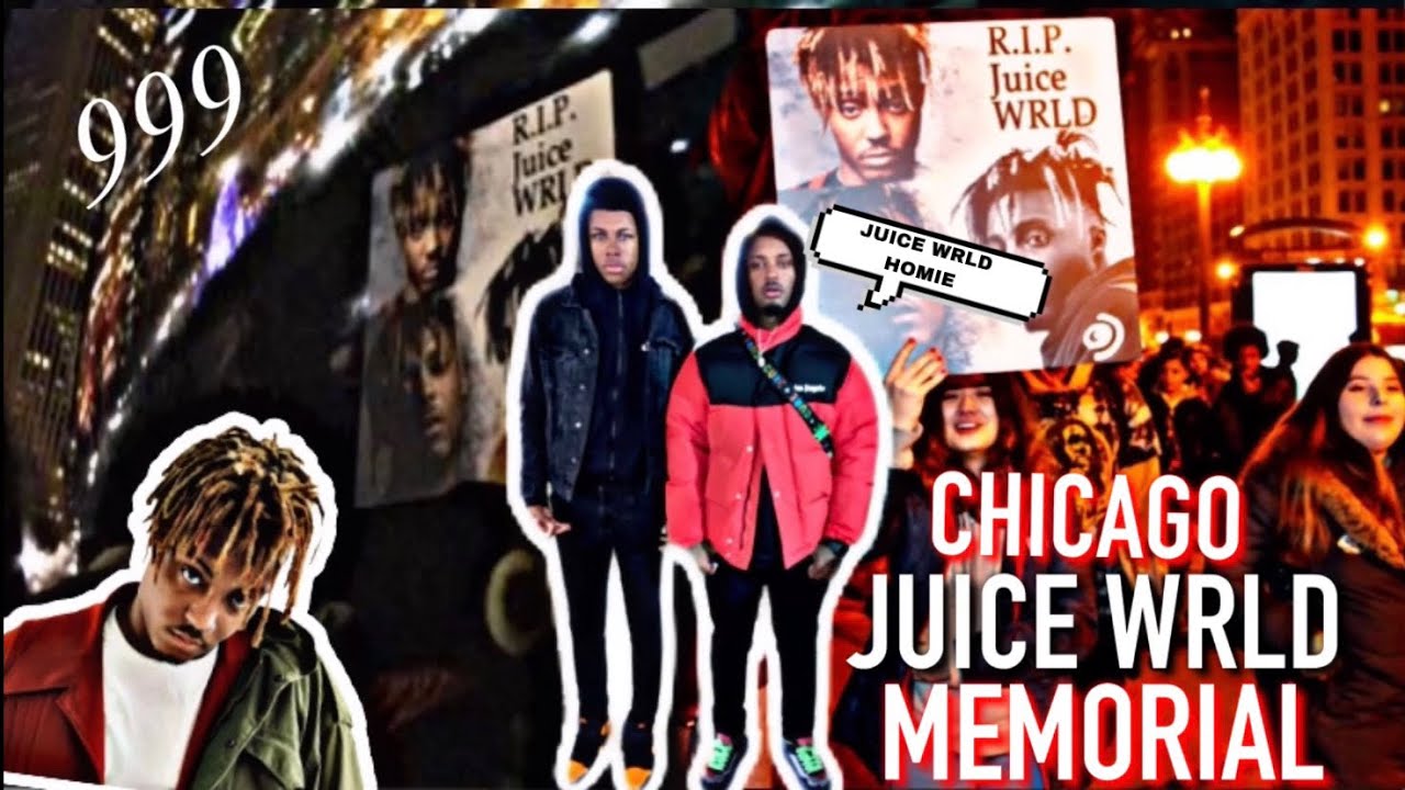 GOING TO CHICAGO’S JUICE WRLD MEMORIAL..(HIS HOMIE SHOWED UP) +HOW HE
