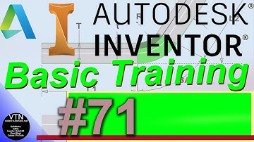 AutoDesk INVENTOR Basic Training 71 ( Exercise 10 )