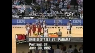 1992-06-30 Tournament of the Americas Team USA vs Panama