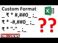 How do you change the number format in Excel? | How do I create a custom format in Excel (हिंदी में)