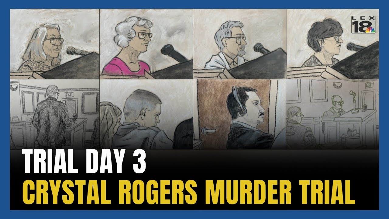 Day 3 in the Crystal Rogers Murder Trial - YouTube