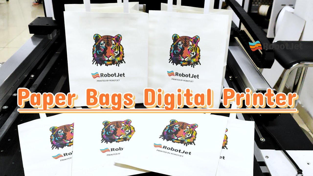 Paper Bags Printing Machine: high speed custom single pass digital printer! 