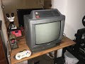 Sharp SF-1 Super Famicom (SNES) TV Repair!! Super rare Super Famicom built into a TV!!