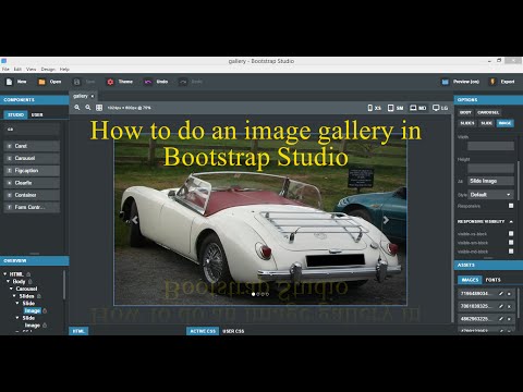 Doing an image gallery in Bootstrap Studio