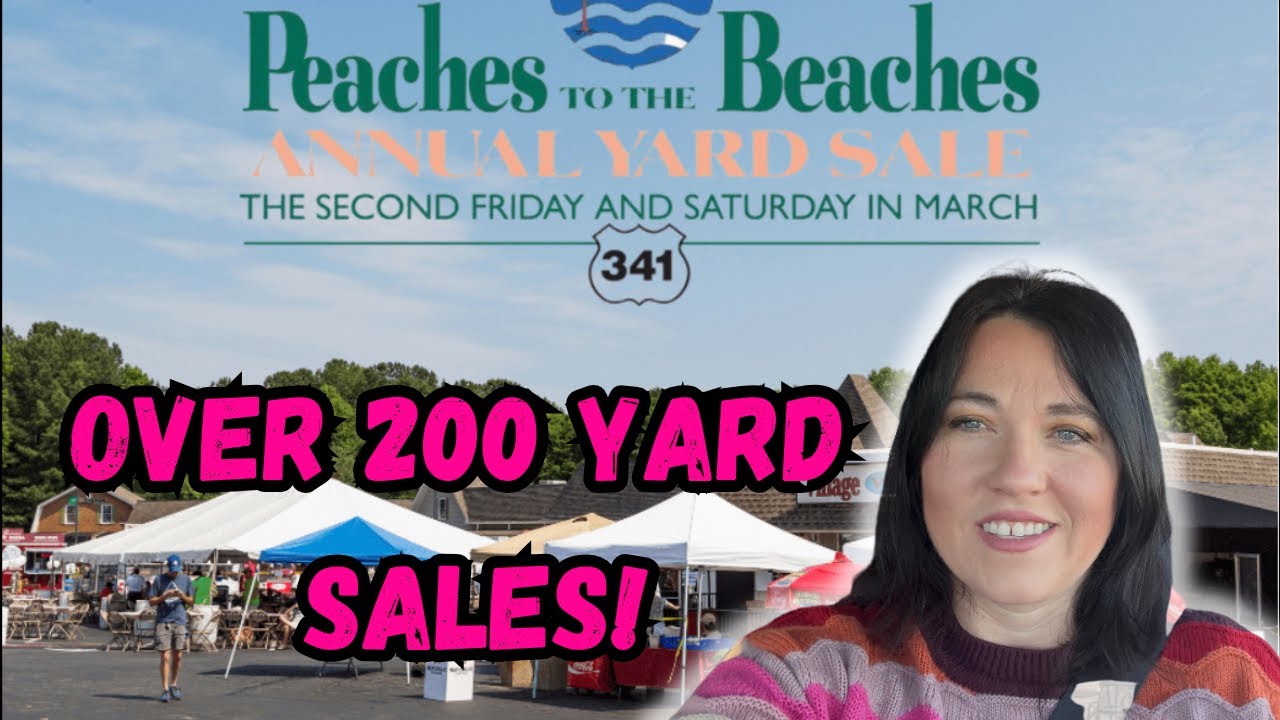 These YARD SALE prices were laughable | Peaches to Beaches 2025 | eBay reseller