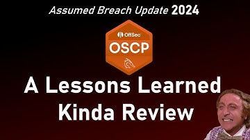 Offsec Pen-200 OSCP 2024 Lessons Learned
