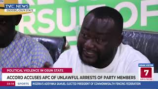 Osun 2026: Accord Party Accuses APC Of Unlawful Arrests Of Party Members