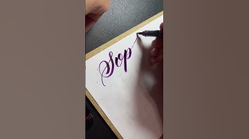 #sophia #brushlettering #calligraphy #lettering #rhodiapad #karinmarkers #name