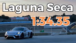Laguna Seca - Porsche 718 Cayman GT4 1:34.35