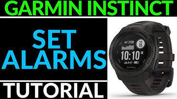 How to Set Alarms - Garmin Instinct Tutorial