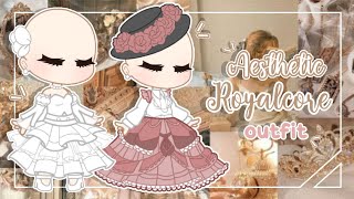 ♡☁Royalcore Asethetic Outfit Ideas || GACHA CLUB || Inspo ☁♡