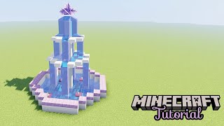 Minecraft Tutorial | How To Build A Fountain