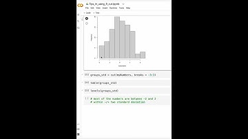 Tips in using R: cut numbers into groups