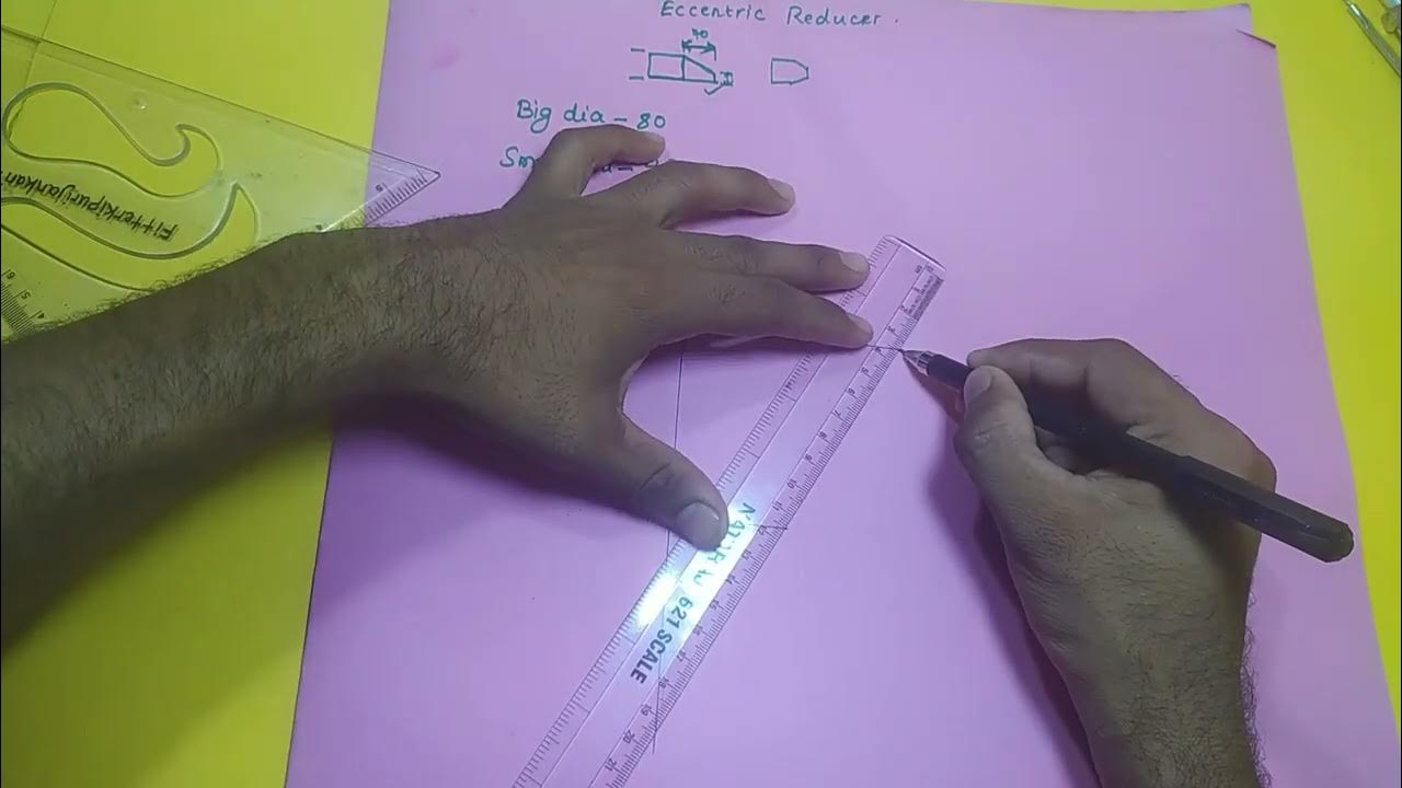 plate ka eccentric reducer part 1 YouTube