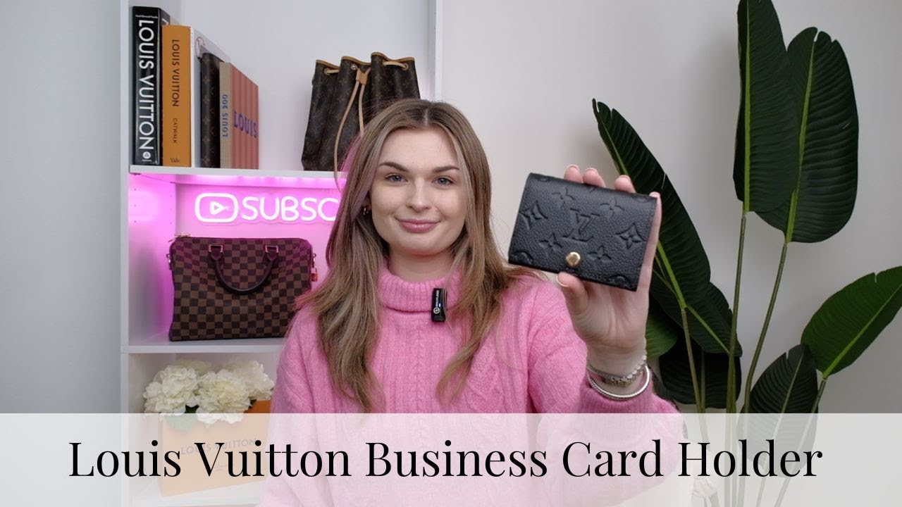 Louis Vuitton Unboxing!  Noir Empreinte Business Card Holder