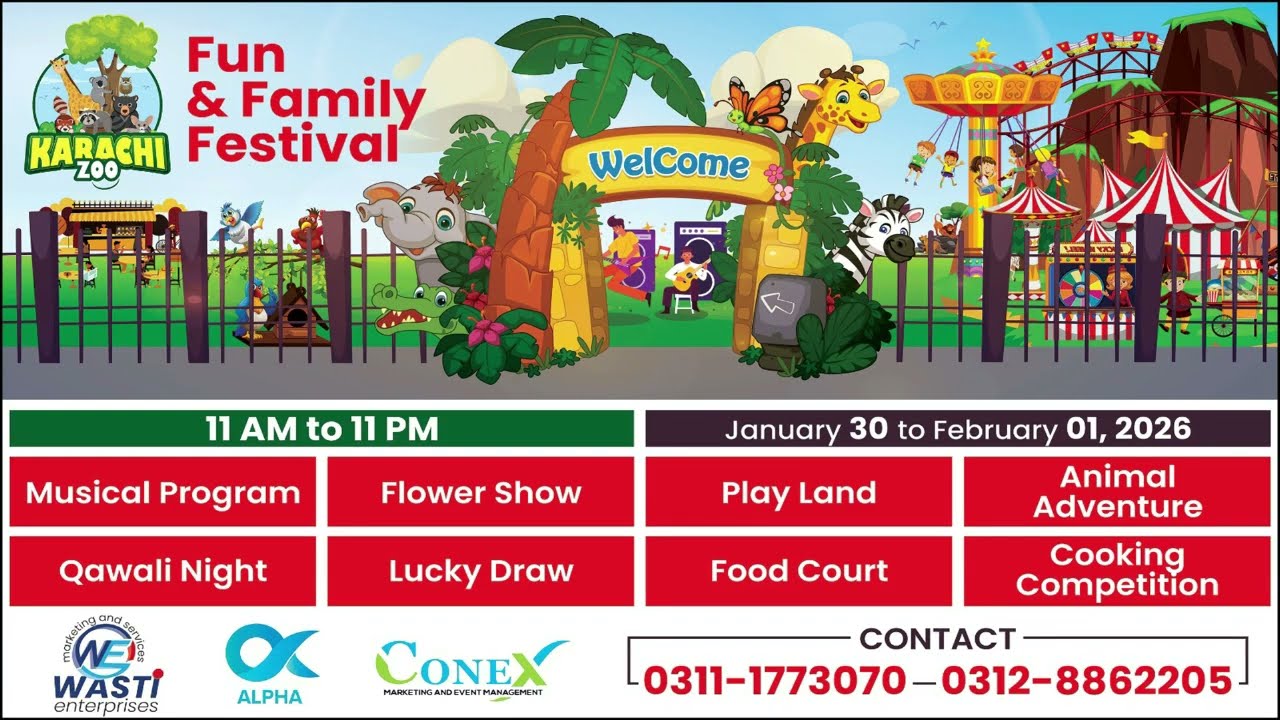 Karachi Zoo Fan & Family Festival 