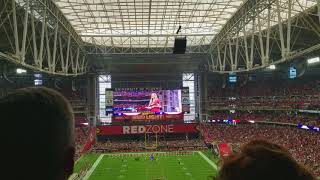 アリゾナ・カージナルス選手入場シーン20171203 NFL