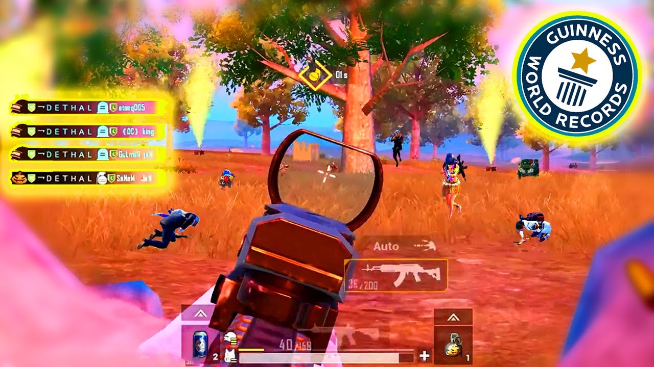 NEW WORLD RECORD!! | SQUAD WIPE IN 5 SECONDS | DETHAL PUBG MOBILE