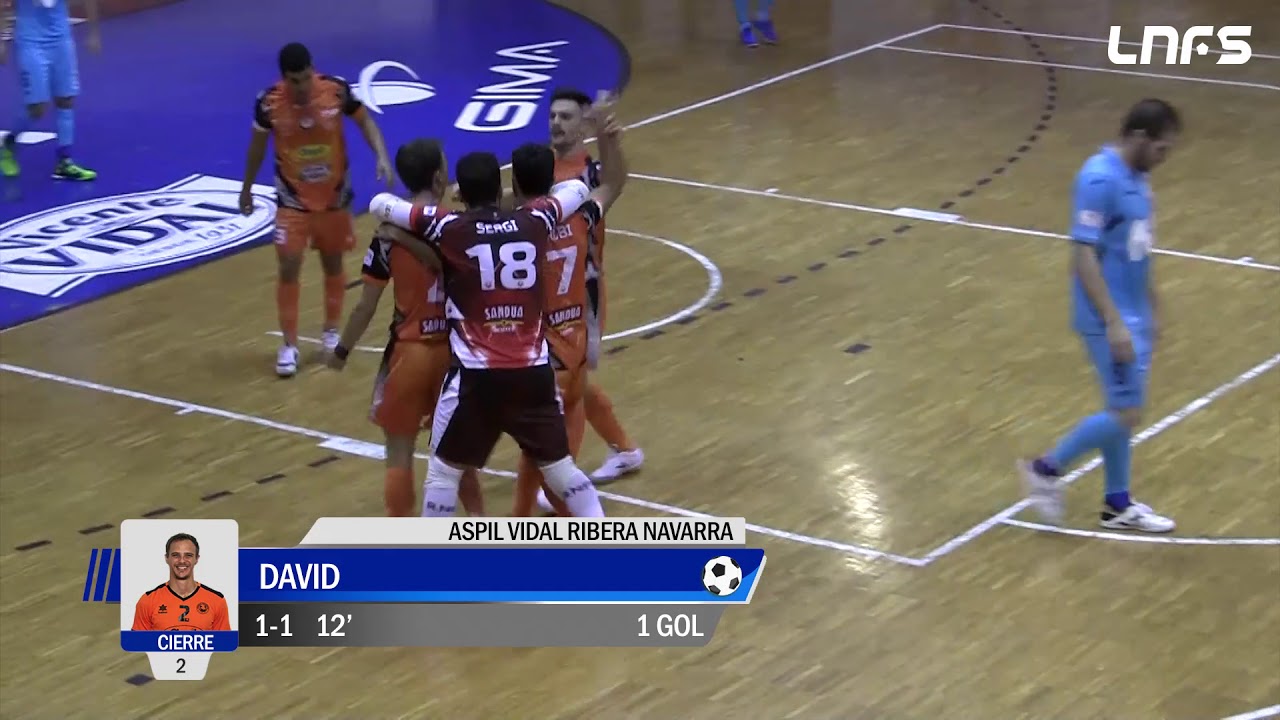 Aspil Vidal Ribera Navarra Movistar Inter Jornada 5 futsal academy