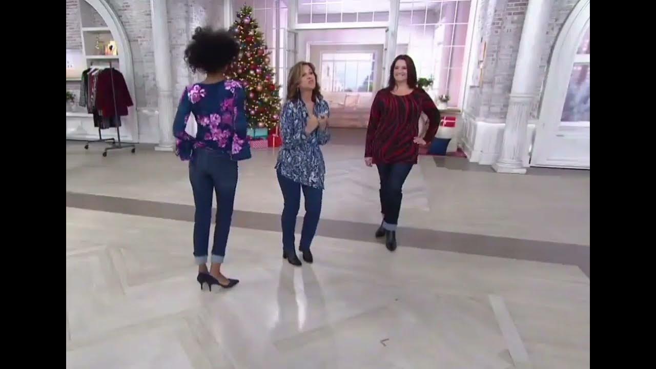 QVC model Katia looking good in jeans 010 YouTube