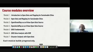 Course Launch: Open Data & Mapping for Sustainable Cities