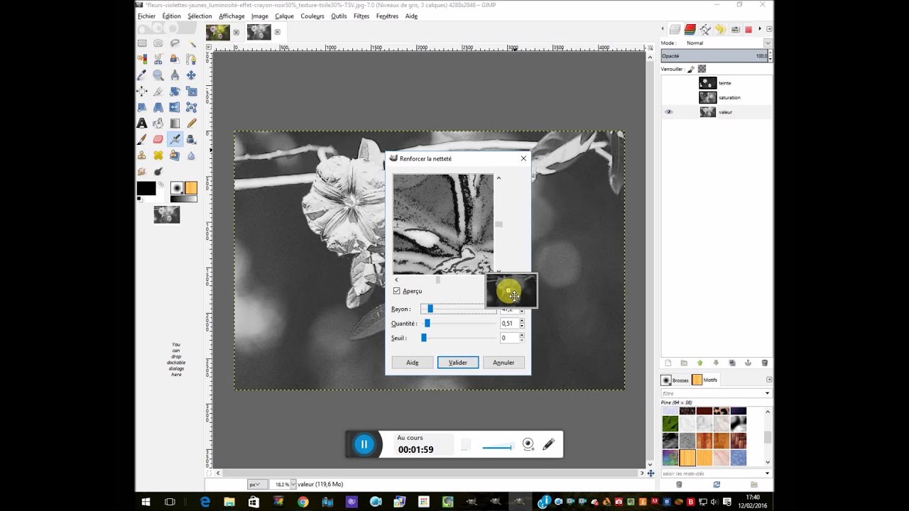 Optimisez la netteté de vos photos avec Gimp.