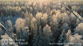 Epic Winter Aerial Closeup Trees HD Loop by Motion Worship