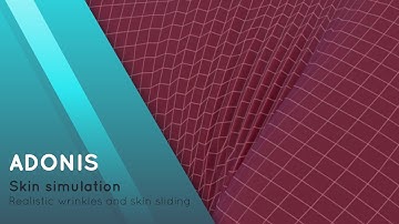 Skin Simulation in Maya with Adonis AdnSkin