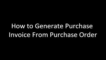 MILLION STOCK CONTROL SYSTEM | How To Generate Purchase Invoice From Purchase Order | IPOHONLINE