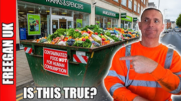 UK FREEGAN EXPOSES HUGE FOOD WASTE FROM UK RETAILERS BY DUMPSTER DIVING