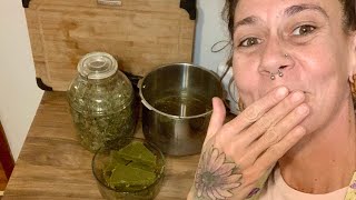 Making crockpot cannabis butter👩🏻‍🍳🌿🧈