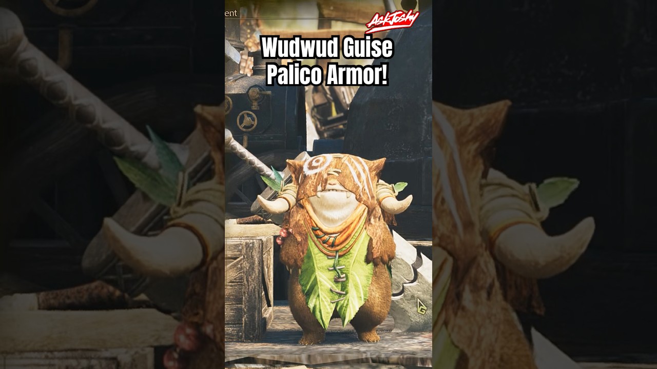 Wudwud Guise Palico Armor 🍃 Monster Hunter Wilds Многослойное модное событие 