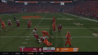 OGs Dynasty EA Sports College Football 26/Clemson 2025 Season/Game 2/Troy at #4 Clemson
