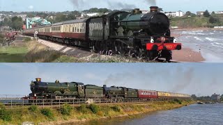 Triple mainline steam climb Whiteball and Rattery, 6/9/25