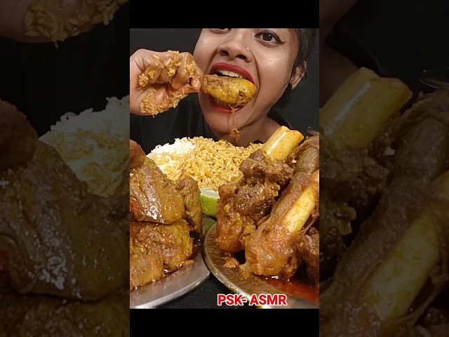 ASMR: Eating Chicken Mutton Fish Curry Eating challenge 😍😋Egg Curry fried fish liver curry Mukbang 🤤
