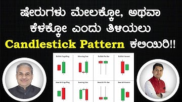 ಷೇರುಗಳು ಮೇಲಕ್ಕೋ, ಅಥವಾ ಕೆಳಕ್ಕೋ ಎಂದು ತಿಳಿಯಲು Candlestick Pattern ಕಲಿಯಿರಿ!!