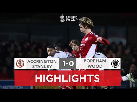 Leigh spot kick sends stanley through | accrington stanley 1-0 boreham wood | emirates fa cup 22-23