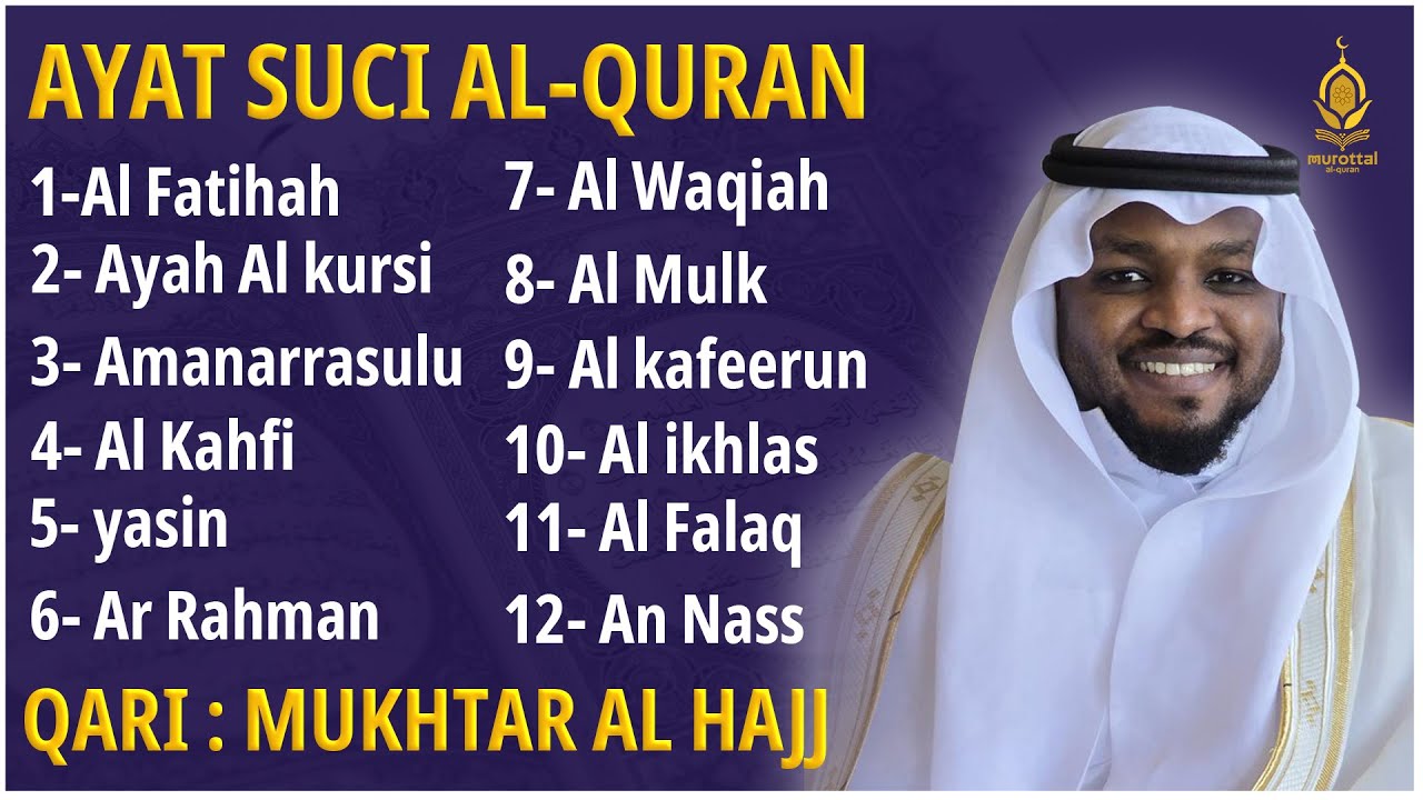 Alquran Dengan Suara Yang Sangat Indah | Alfatiha, Alkahfi,Yasin,Alwaqia, Arrahman,Almulk Almoeathat