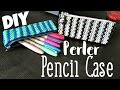 DIY Perler Bead Pencil Case! Back To School Tutorial // Bead Weaving // ¦ The Corner of Craft