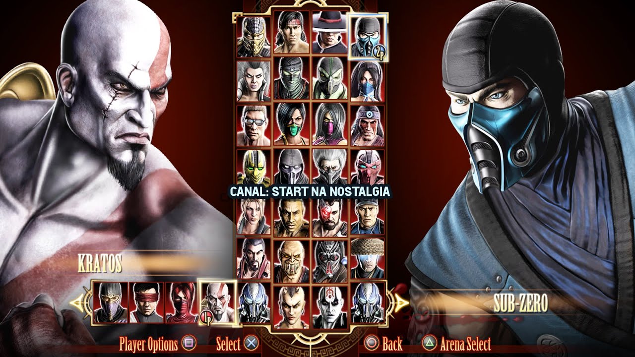 Mortal Kombat: Deception - ALL CHARACTERS AND COSTUMES / LISTA