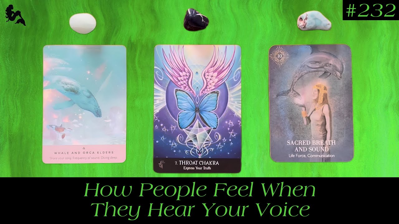 How People Feel When They Hear Your Voice 🗣️🥰🌹🌙✨ ~ Timeless Pick a Card Tarot Reading
