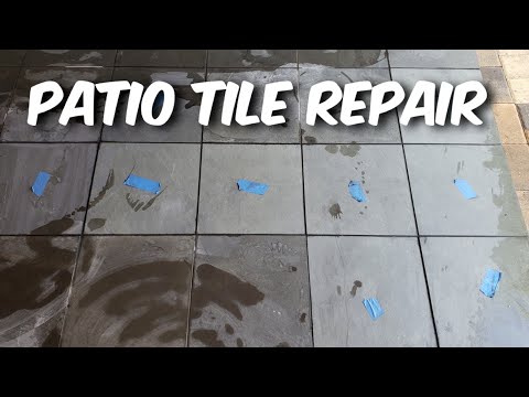 Patio tile repair