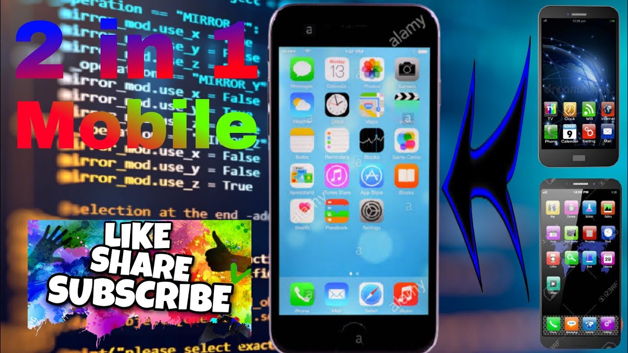 How to use two screen in one mobile || simple and easy way. - YouTube