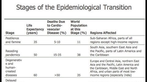 Epidemiological Transition Model (AP Human Geography)