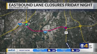 Watch for this major weekend closure for I-465 on Indy’s southwest side