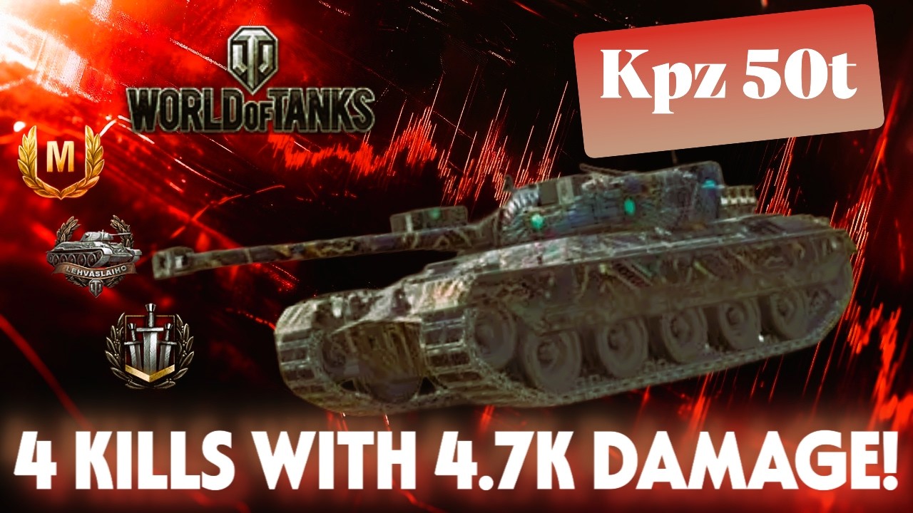 Kpz 50t armor and a decent gun in action | WOT