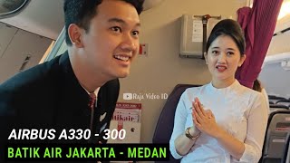 Download Lagu Airbus A330-300 Batik Air Jakarta - Medan, Terbang dengam Pesawat Terbesar Maskapai (Part 2) MP3