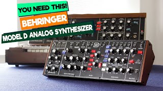 BEHRINGER MODEL D Review | Is This Legendary Analog Synth CLONE
