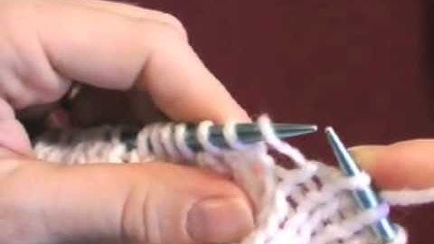 Knitting Increases: Make 1 Left (M1L) aka Make One English Style