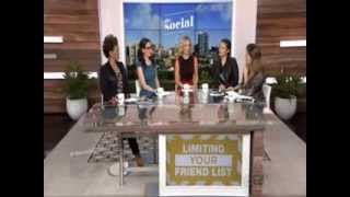 Laura Vandervoort in the Episode of The Social CTV for Bitten, Jan 8, 2014 - Part 2